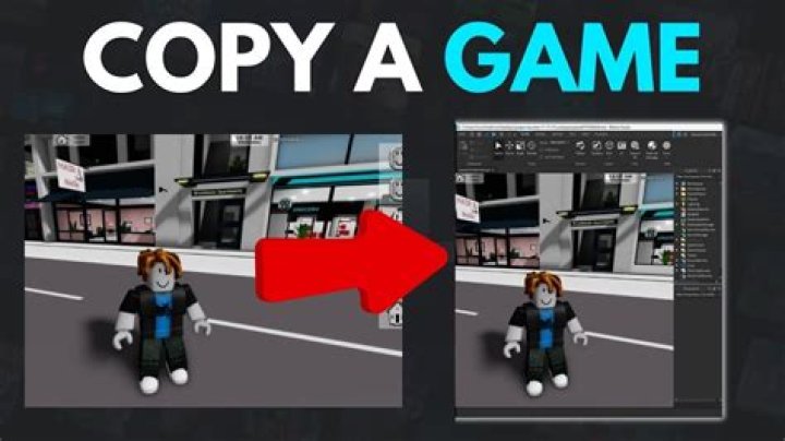 How to copy any game on roblox