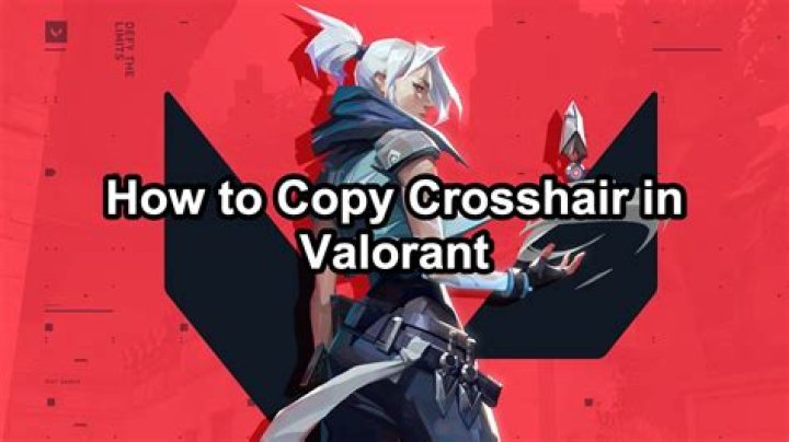 How to copy crosshair in valorant