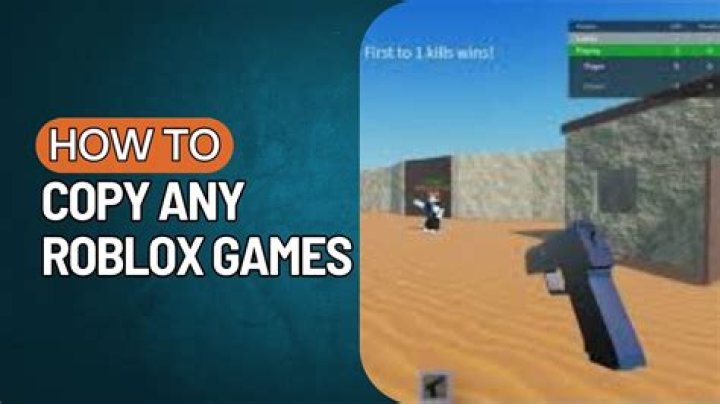 How to copy roblox games 2021