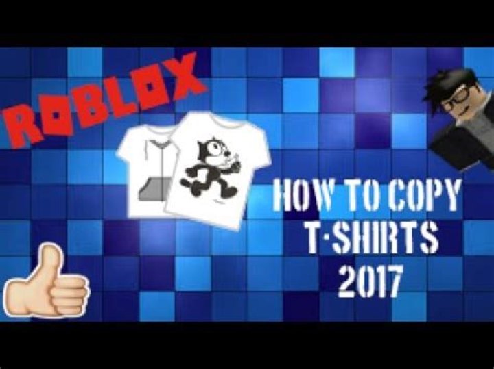 How to copy shirts on roblox 2017