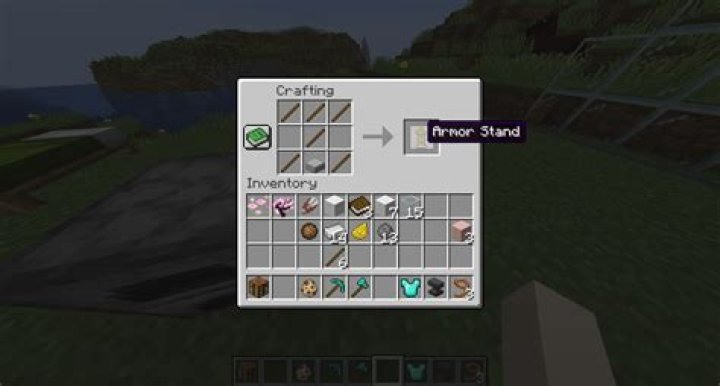 How to craft a armor stand in minecraft