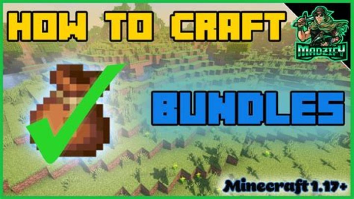 How to craft a bundle in minecraft 1.17