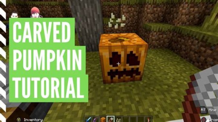 How to craft a carved pumpkin in minecraft