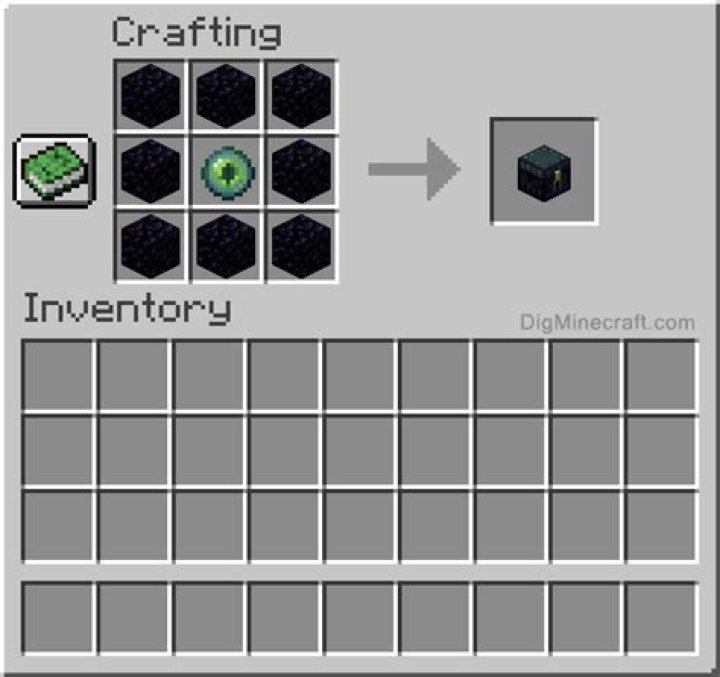 How to craft an ender chest in minecraft