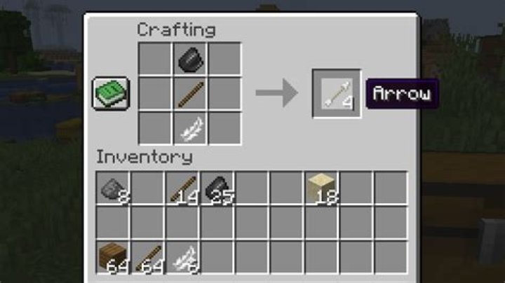 How to craft arrows minecraft