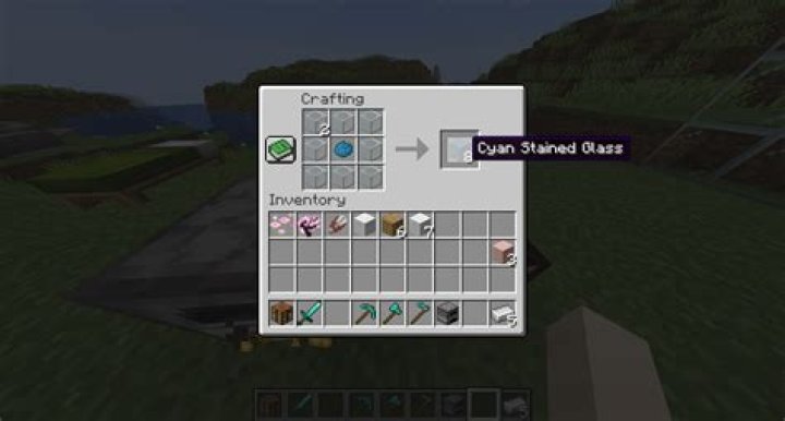 How to craft glass in minecraft