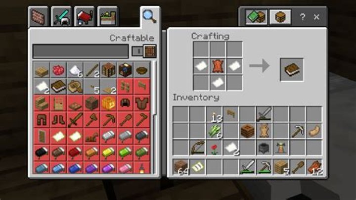 How to craft minecraft book