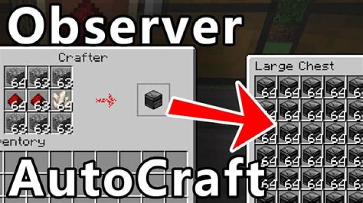 How to craft observer minecraft