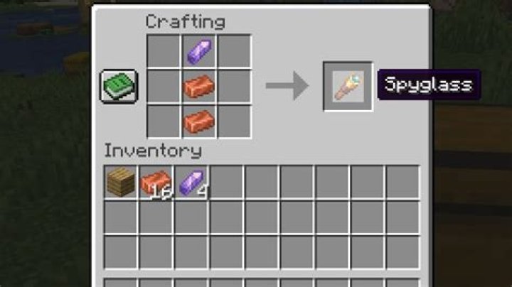 How to craft spyglass minecraft