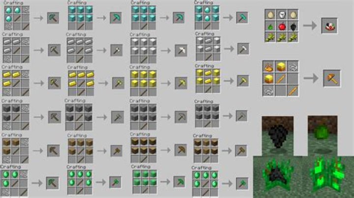 How to craft weapons in minecraft
