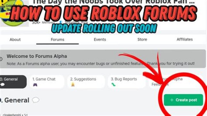 How to create a forum on roblox