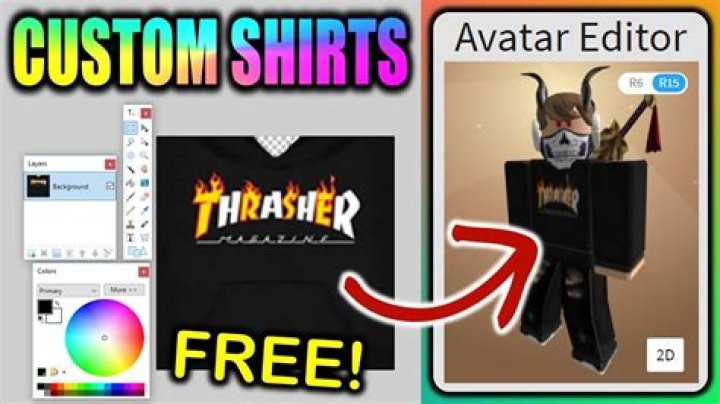 How to create shirts for free roblox