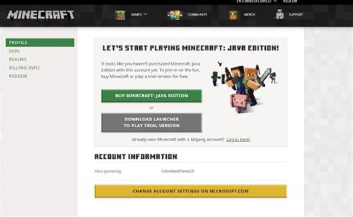 How to delete minecraft account