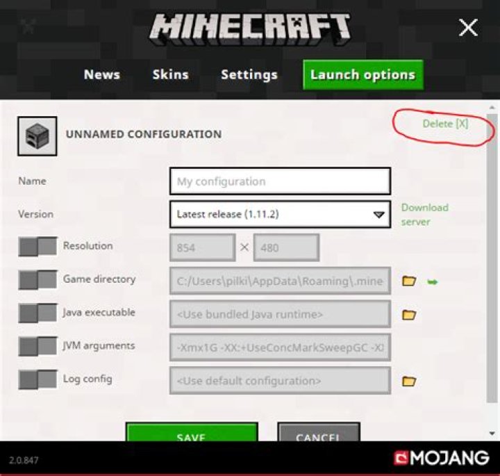 How to delete minecraft launcher