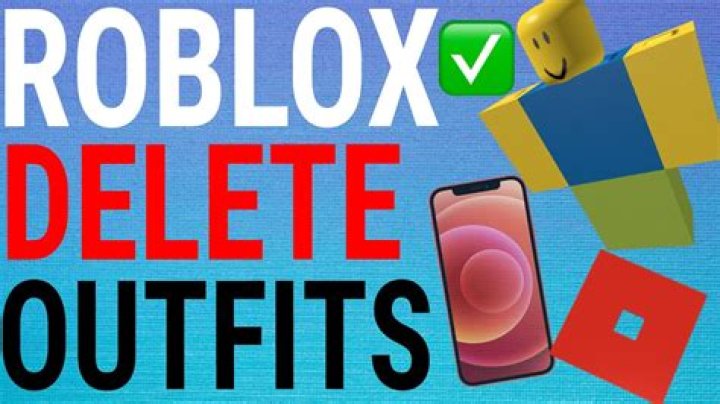 How to delete outfits on roblox on phone