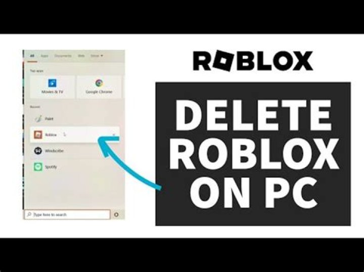 How to delete roblox on computer