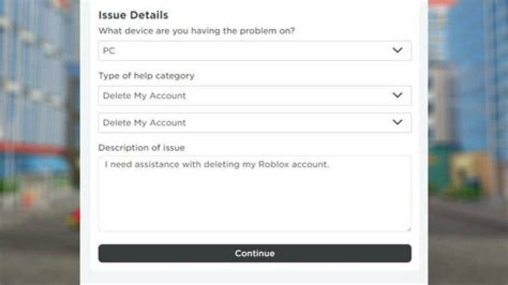 How to delete someone’s roblox account