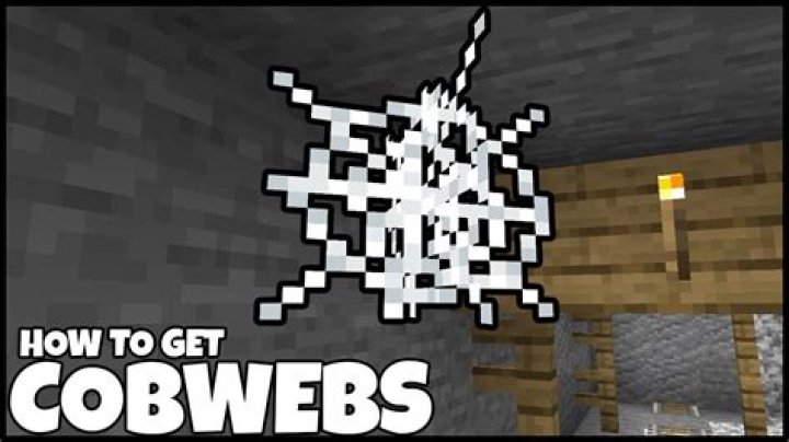 How to destroy cobwebs in minecraft