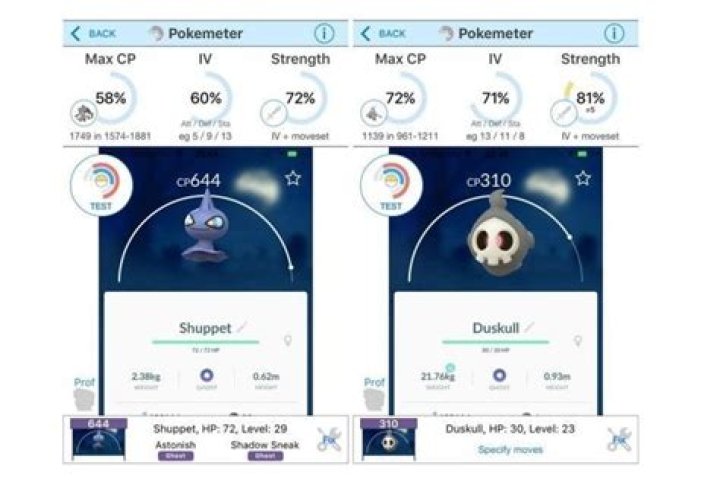 How to determine iv pokemon go