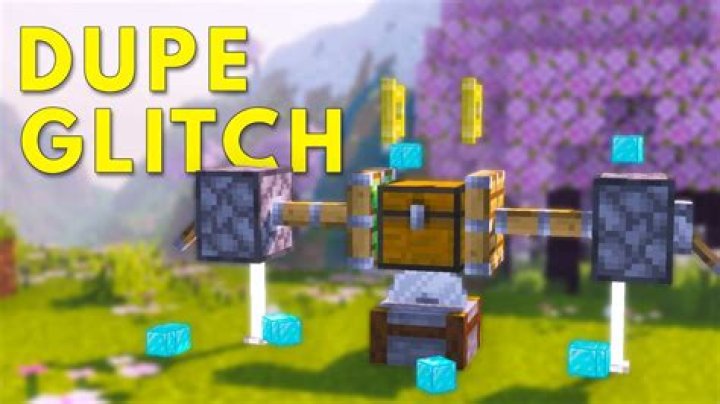How to do a duplication glitch in minecraft