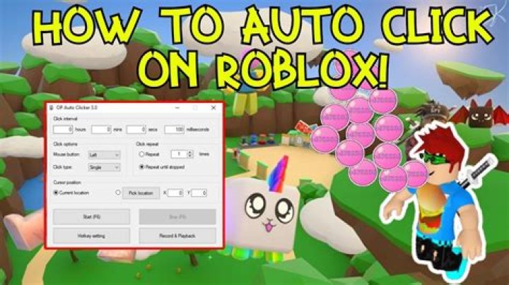 How to do auto clicker on roblox