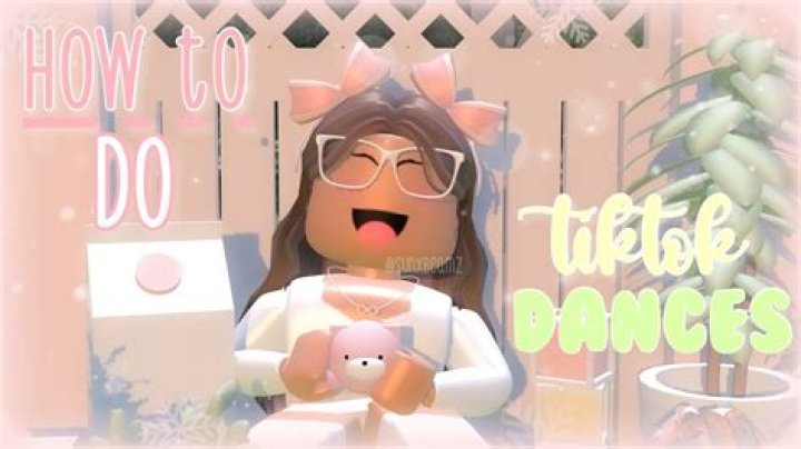 How to do tiktok dances in roblox