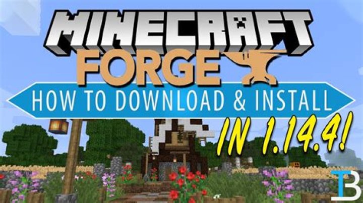 How to download minecraft forge 1.14.4
