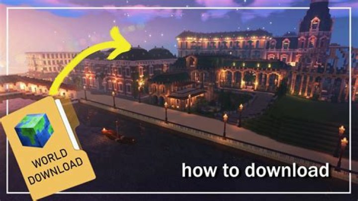 How to download minecraft worlds