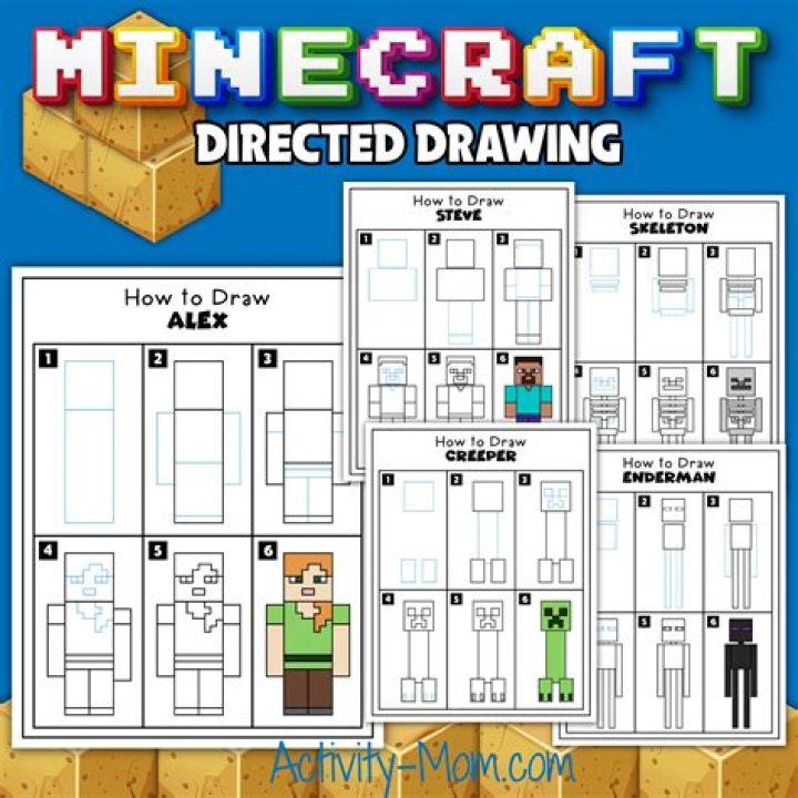 How to draw minecraft world