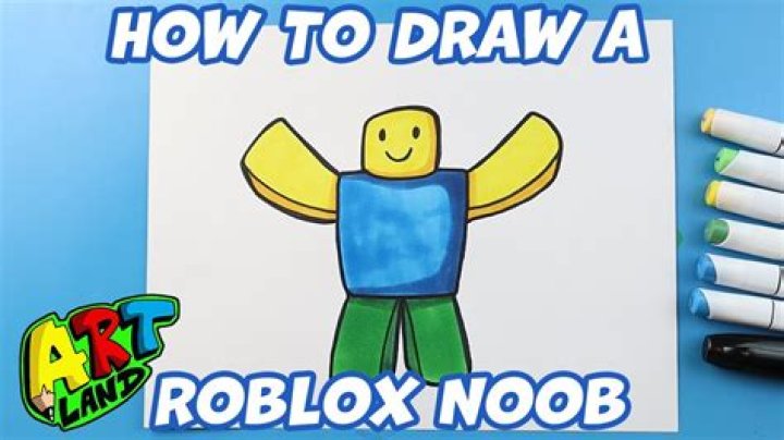 How to draw roblox noob