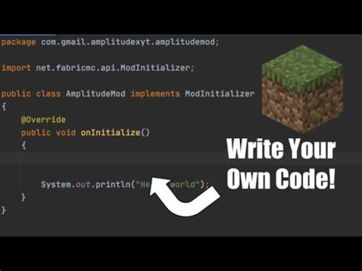 How to edit minecraft code