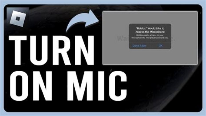How to enable mic on roblox