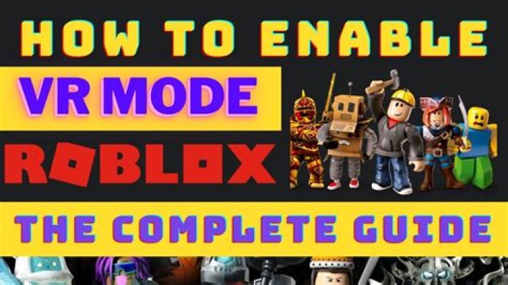 How to enable vr mode on roblox