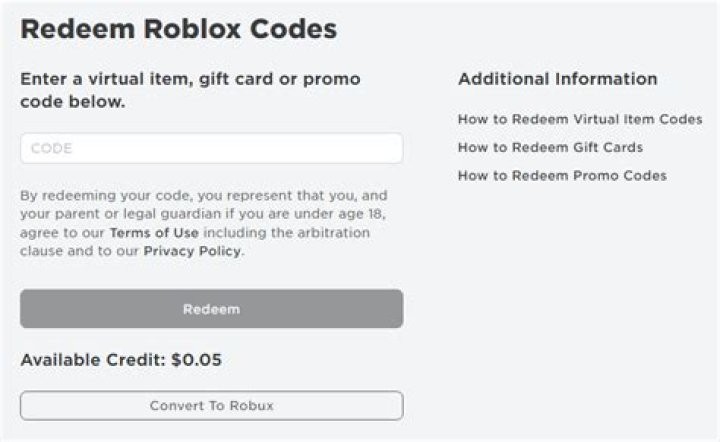 How to enter a roblox gift card code