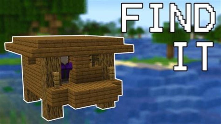 How to find a witch hut in minecraft