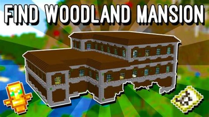 How to find a woodland mansion in minecraft