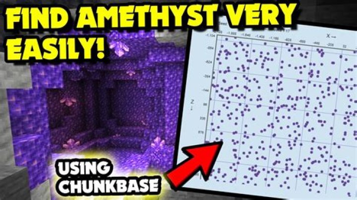 How to find an amethyst cave in minecraft