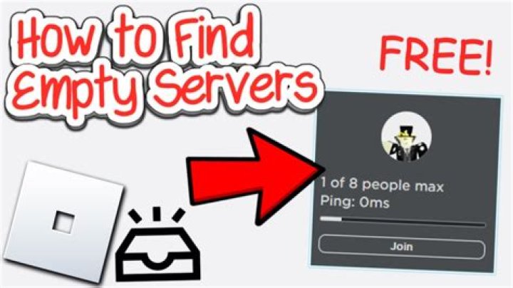 How to find an empty server in roblox