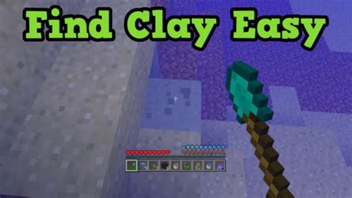 How to find clay minecraft