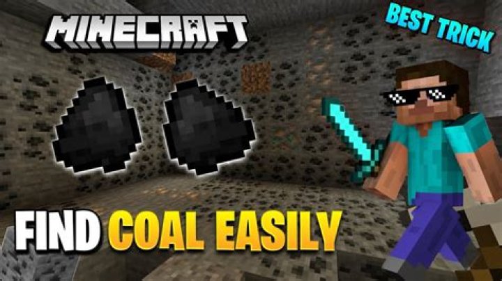 How to find coal in minecraft