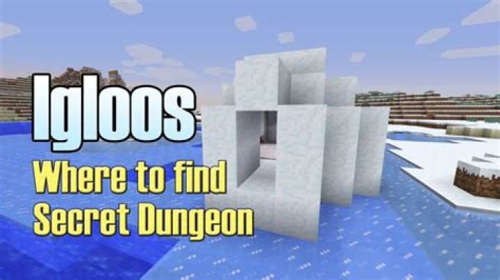 How to find igloos in minecraft