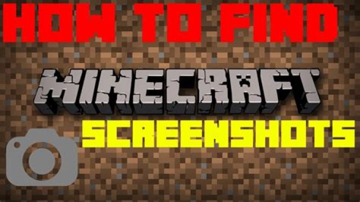 How to find my minecraft screenshots