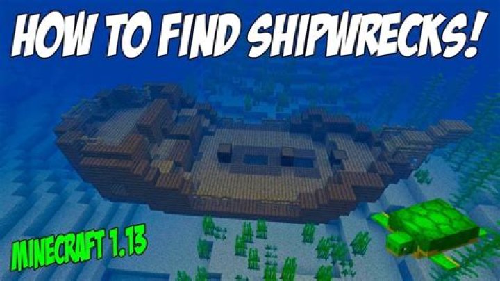 How to find shipwrecks in minecraft