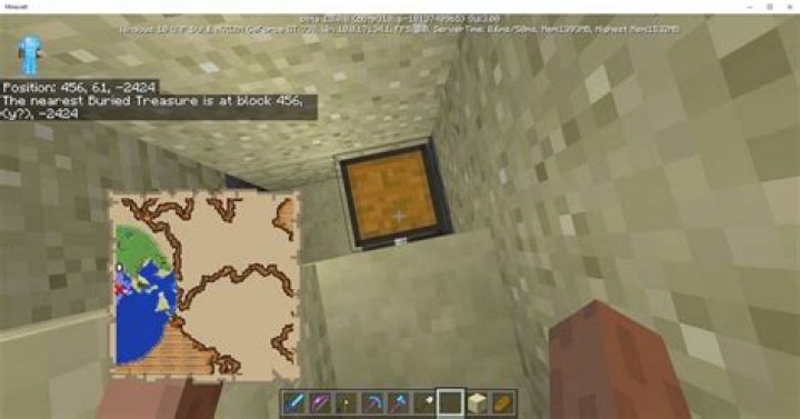 How to find the buried treasure in minecraft