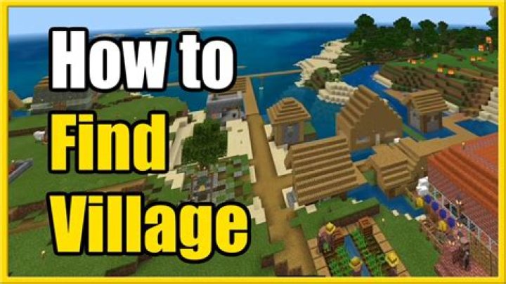 How to find villages in minecraft