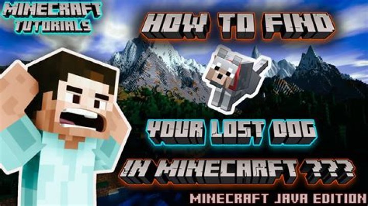 How to find your lost dog in minecraft