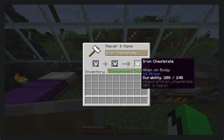 How to fix armor in minecraft