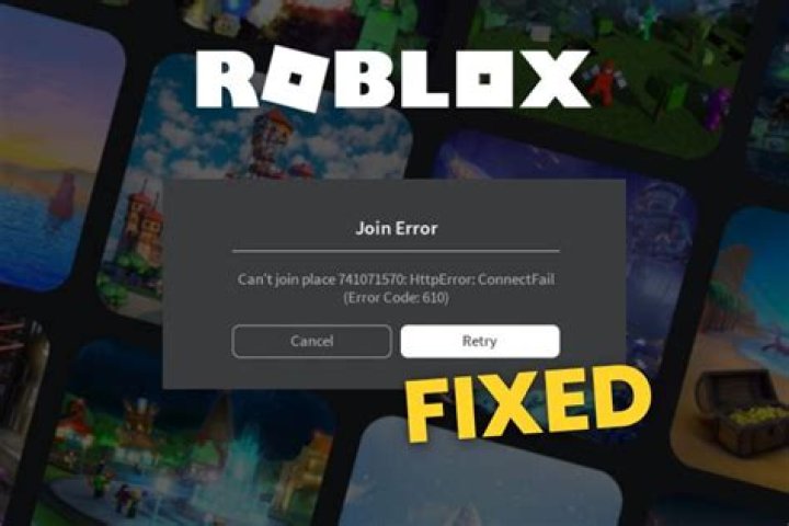 How to fix error code 610 roblox