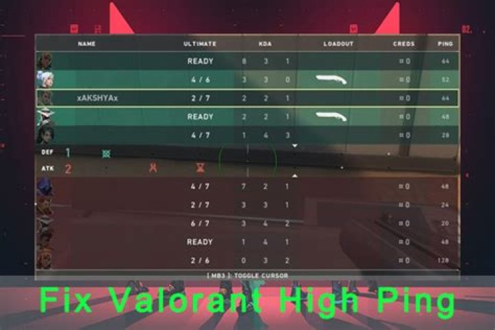 How to fix valorant ping