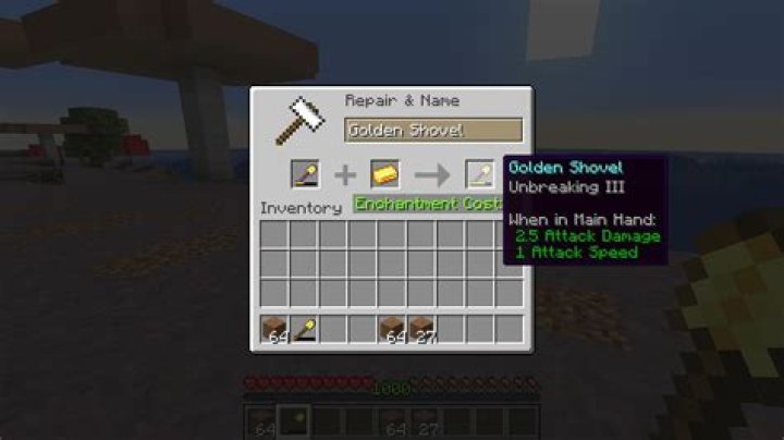 How to fix weapons in minecraft